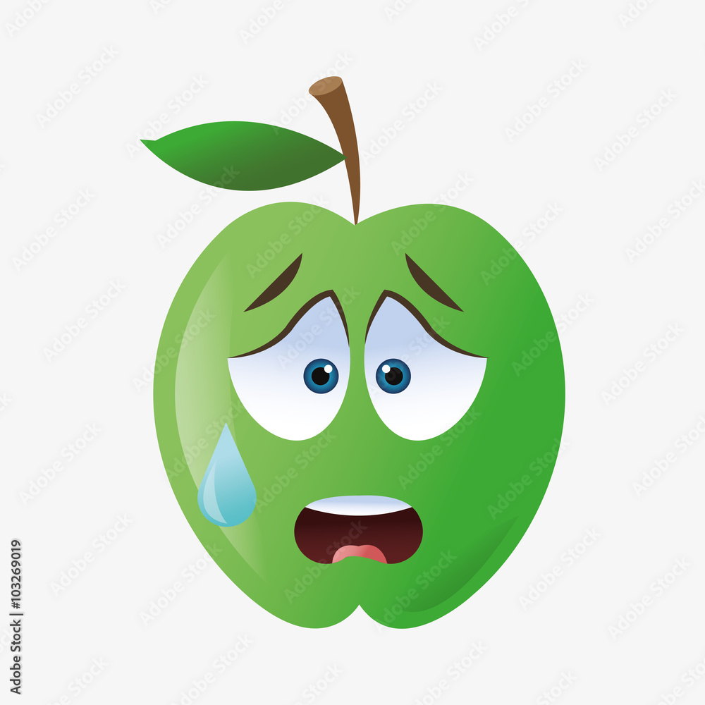 Apple shape cartoon Apple shape cartoon