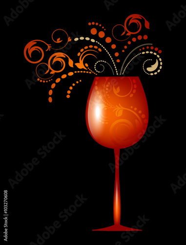 Glass Of Red Wine