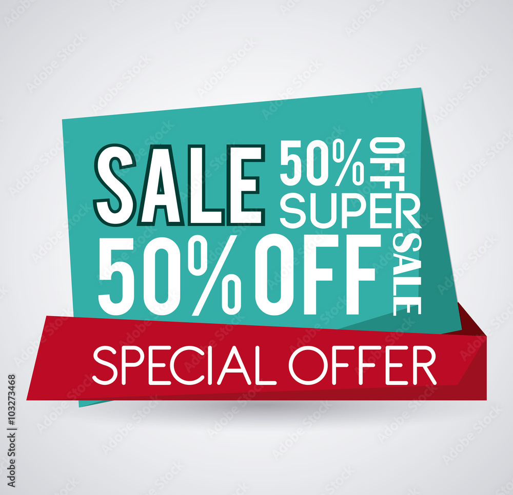 Fototapeta premium Discount and offer design