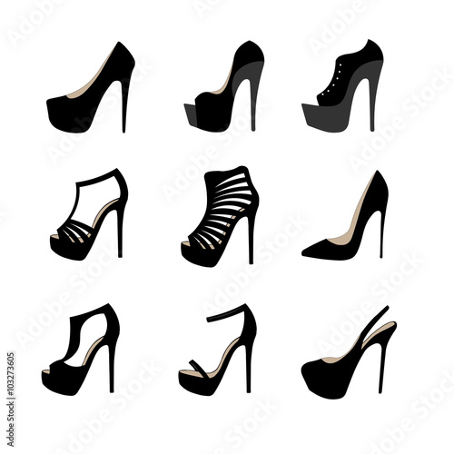 Shoes for woman sketch