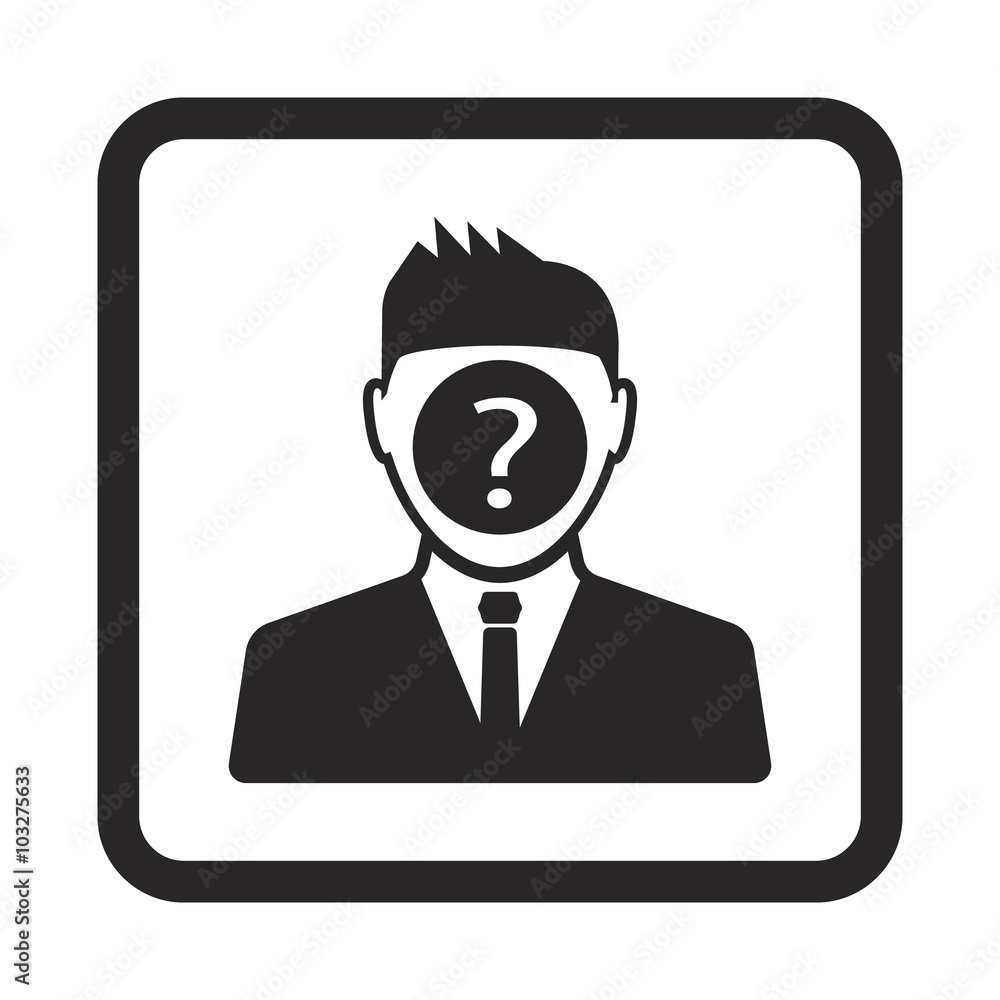 question man icon question man icon