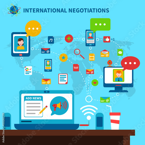 International Negotiations Illustration 
