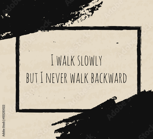 Creative Typographic poster hand drawing in the form of quotes and phrases to raise morale and good mood are written in black ink brush in white. Vector