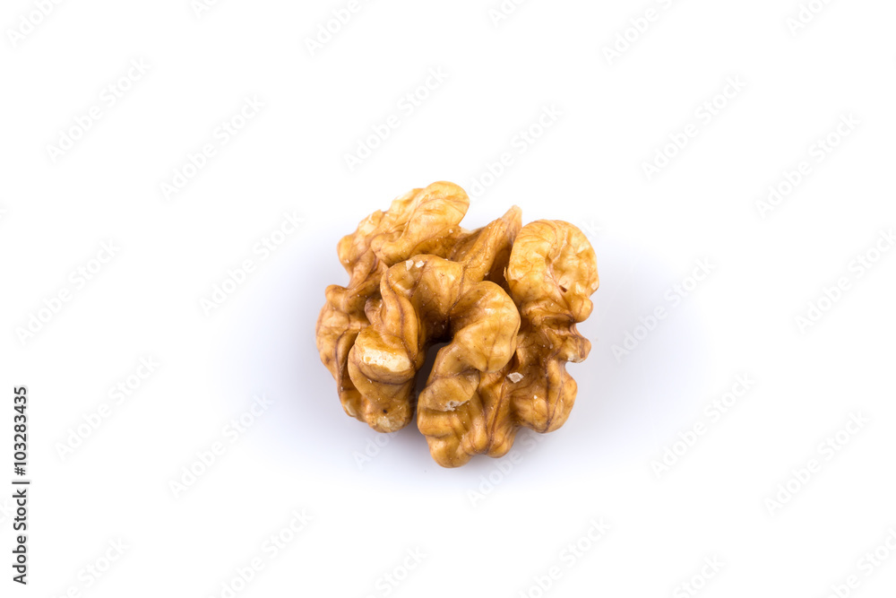 Dried walnut close up Dried walnut close up