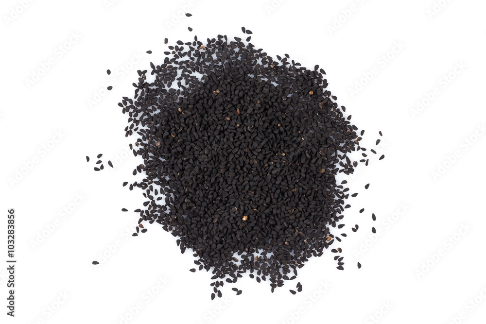 Heap of black sesame Heap of black sesame