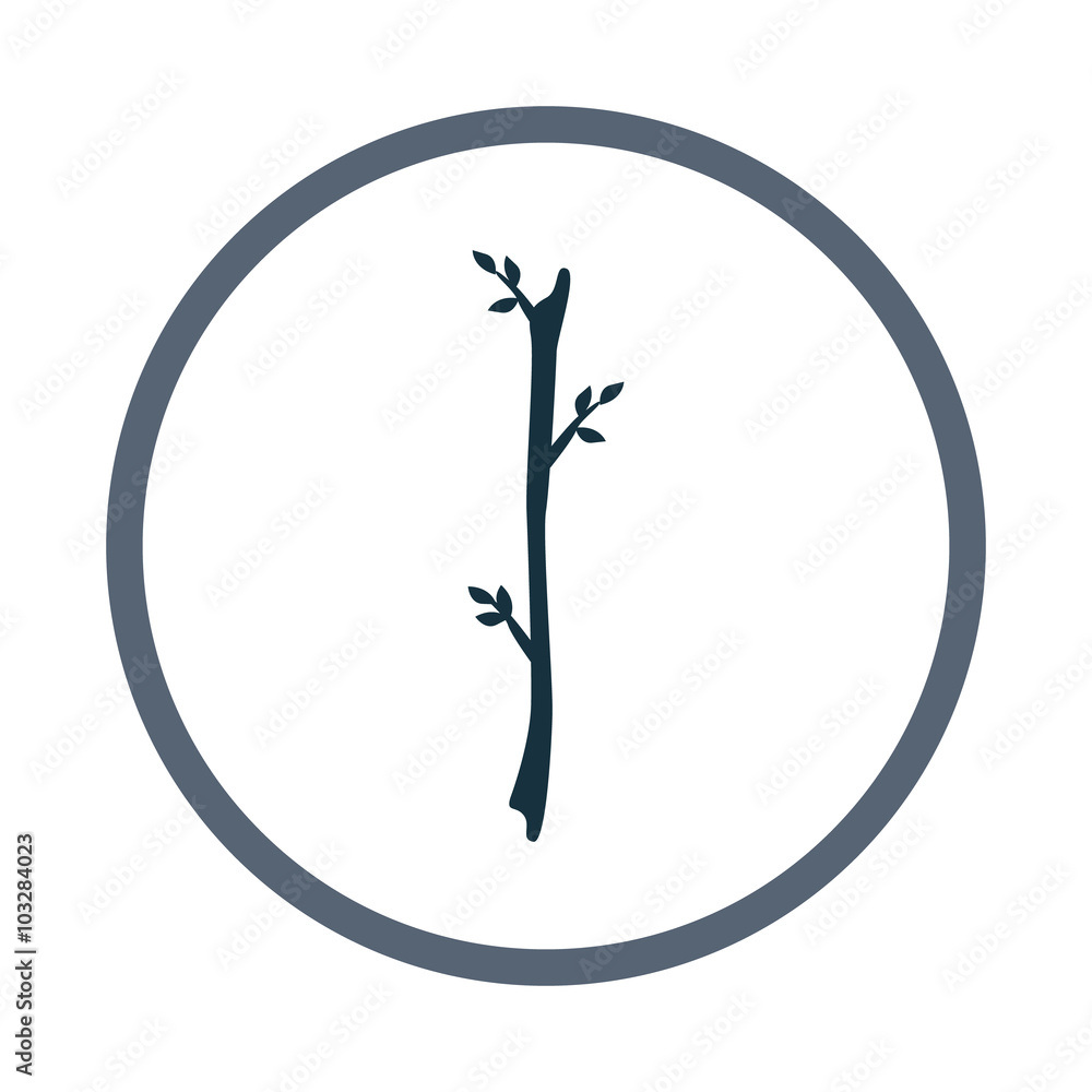 Fototapeta premium Tree branch icon