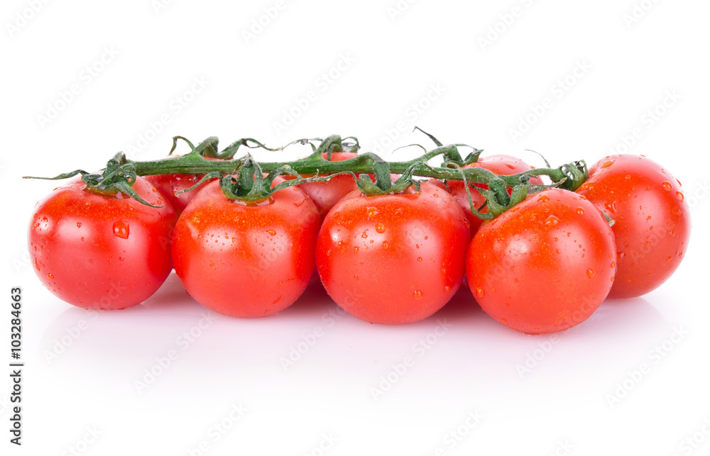 ripe cherry tomatoes with dew ripe cherry tomatoes with dew