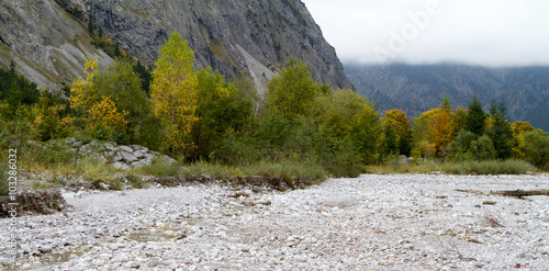 Billede på lærred riverbed