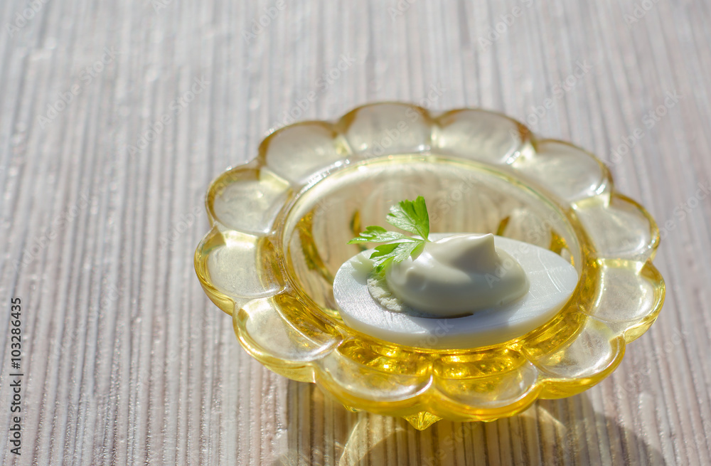 Egg with mayonnaise