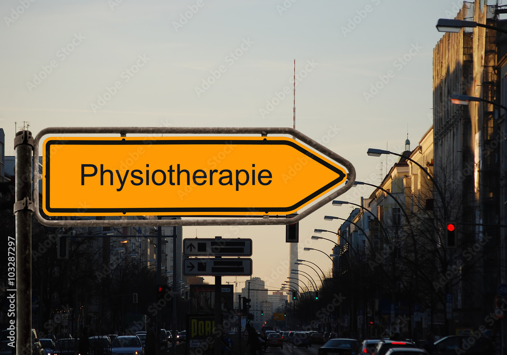 Obraz premium Schild 37 - Physiotherapie