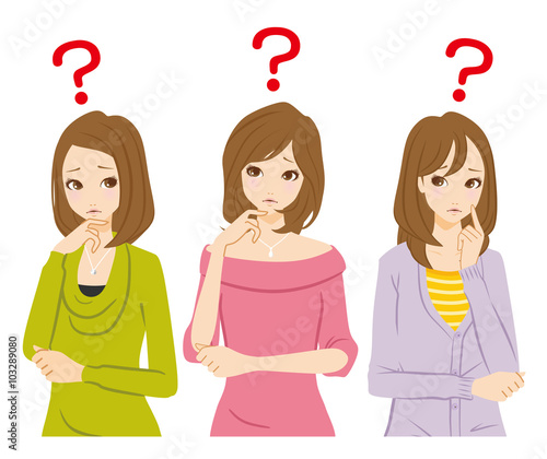 女性　グループ　悩む