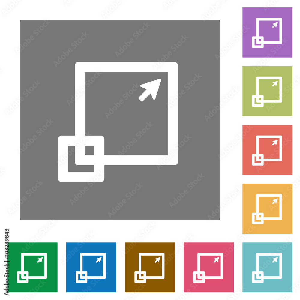 Maximize square flat icons Maximize square flat icons