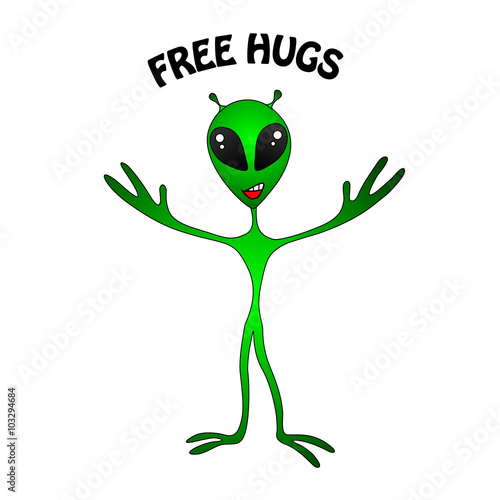Konstfotografi Free Hugs
