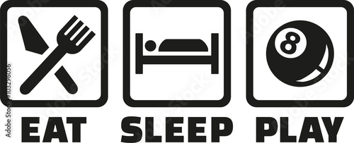 Pool - Eat sleep play