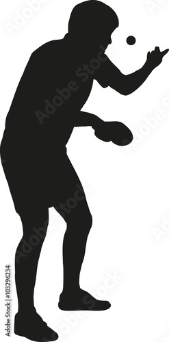 Table tennis ping pong player