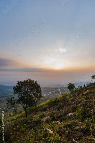 The landscape photo, beautiful morning time at Phu Tub Berk View © nagritsamon