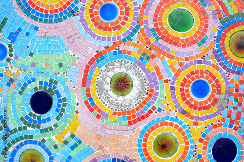Canvas Print Colorful Mosaic tiles