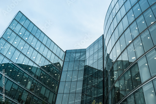 Skyscraper Business Office, Corporate building in London City, England, UK.