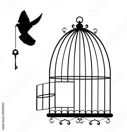 Flying Dove Vector