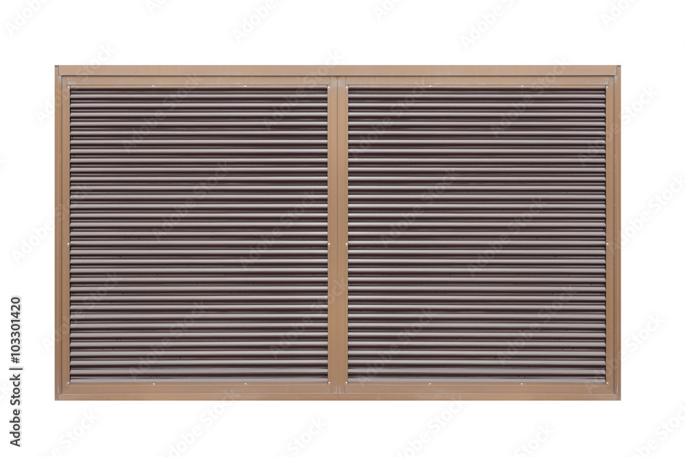 Texture and Background of Brown window slide shutter.. Texture and Background of Brown window slide shutter..