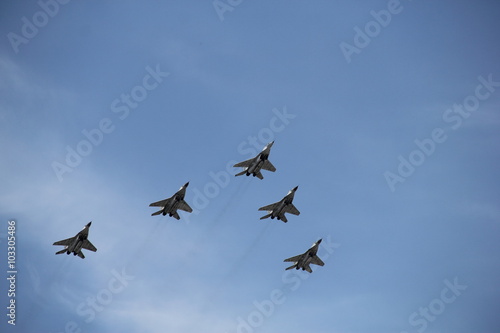 Russian war planes, year 2015