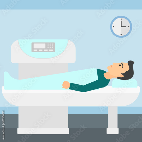 Magnetic resonance imaging.