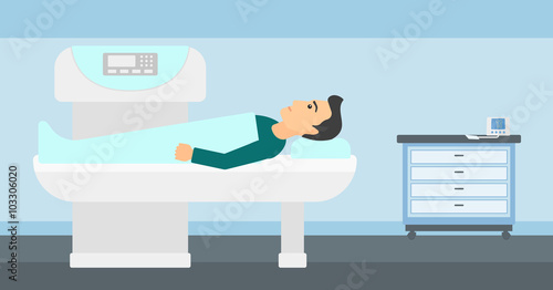 Magnetic resonance imaging.
