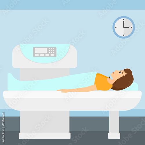 Magnetic resonance imaging.