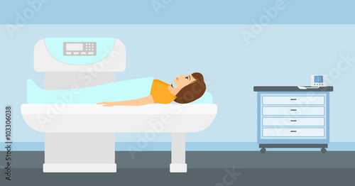 Magnetic resonance imaging.