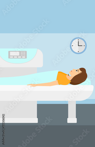 Magnetic resonance imaging.