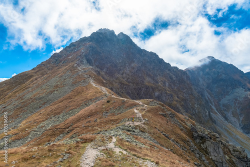 Gorgeous View to the Tatras mountain ridge