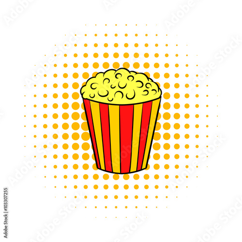 Popcorn comics icon photo