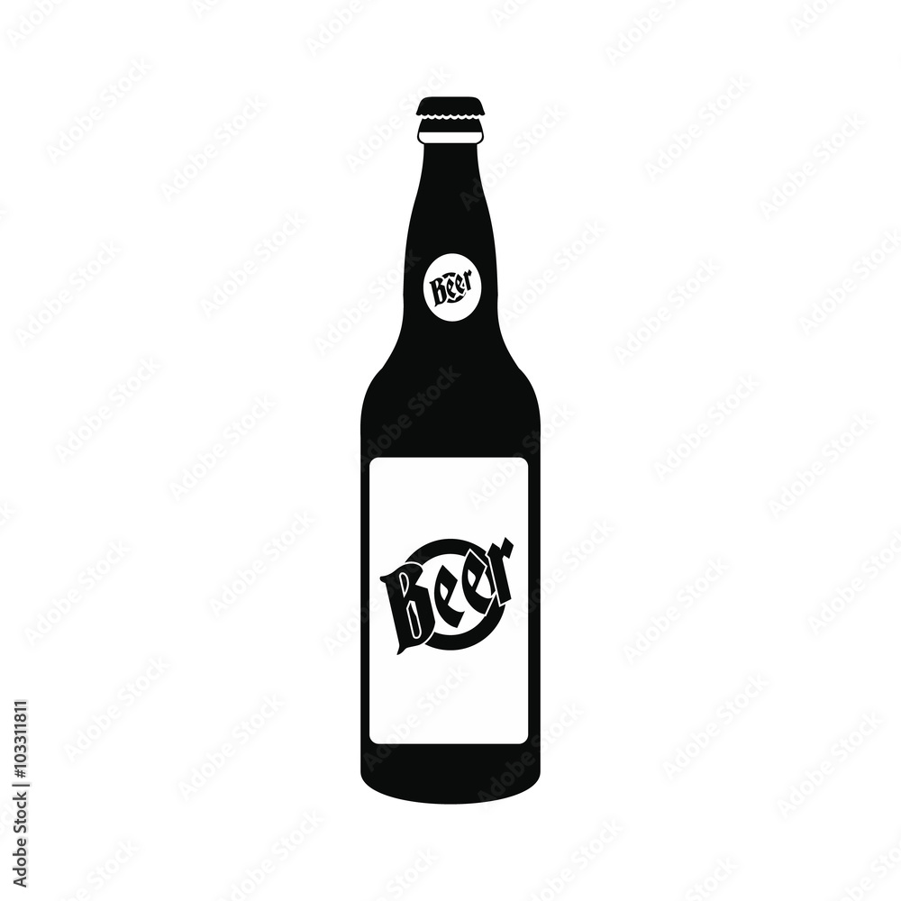 Bottle of beer icon Bottle of beer icon