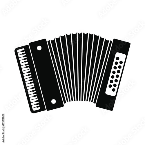 Retro accordion icon
