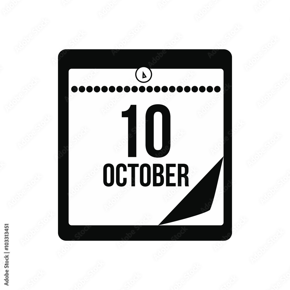 Columbus day calendar icon Columbus day calendar icon