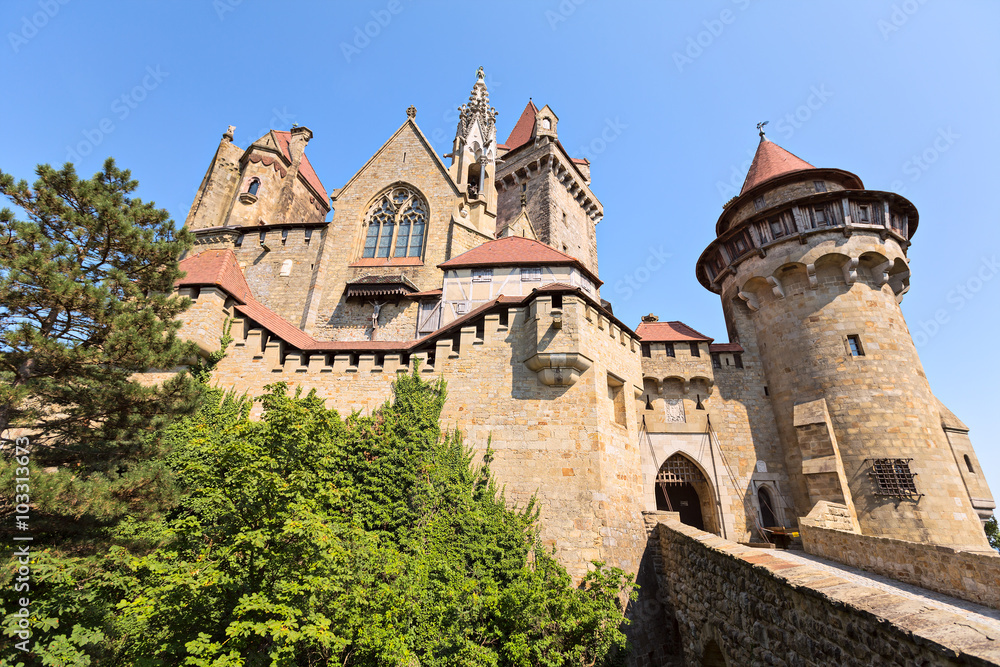 Burg Kreuzenstein is a castle near Leobendorf in Lower Austria,