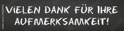 vielen Dank für Ihre Aufmerksamkeit! Stock Photo | Adobe Stock