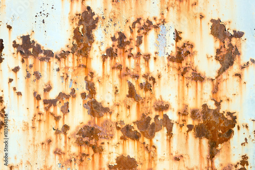 Old painted metal texture with traces of rust.