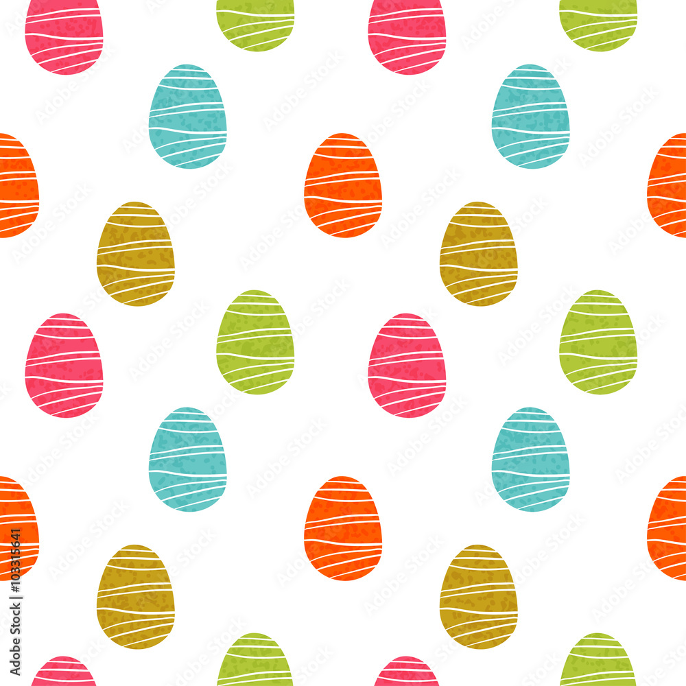 Easter eggs seamless pattern Easter eggs seamless pattern