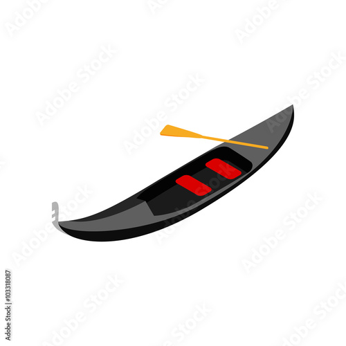 Gondola  icon, isometric 3d style