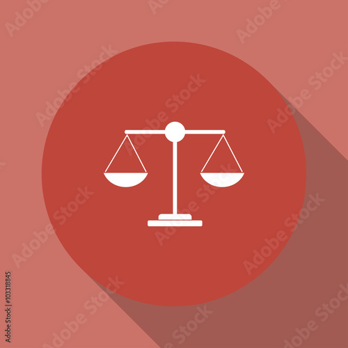 Scale icon - vector illustration