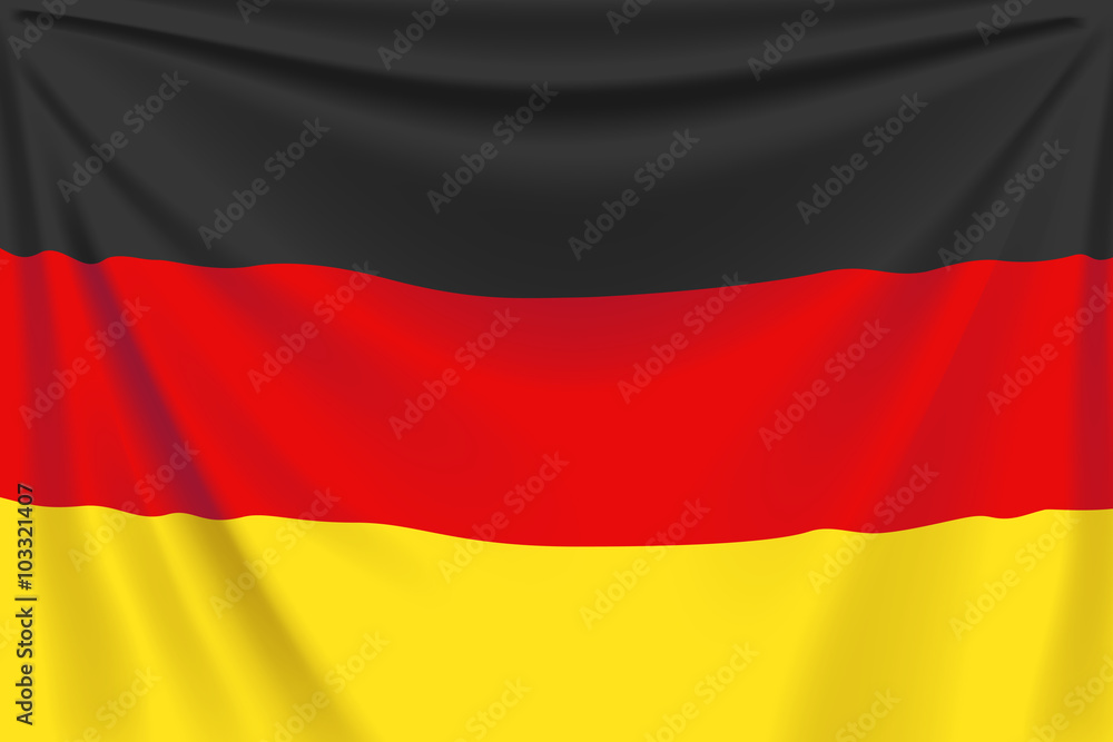 Naklejka premium back flag germany