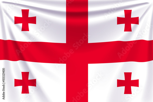 back flag georgia