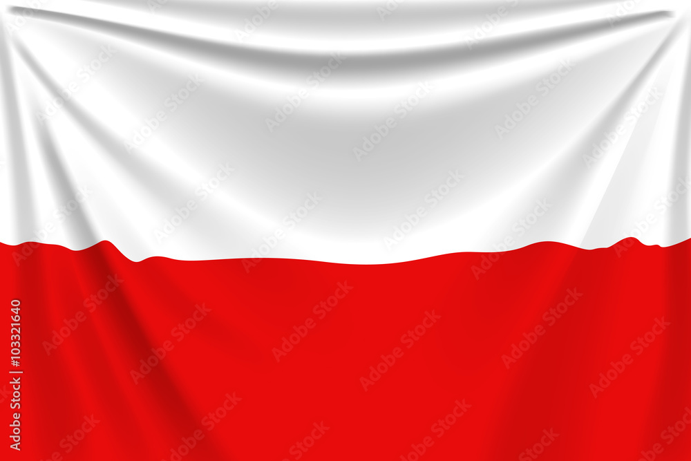 back flag poland