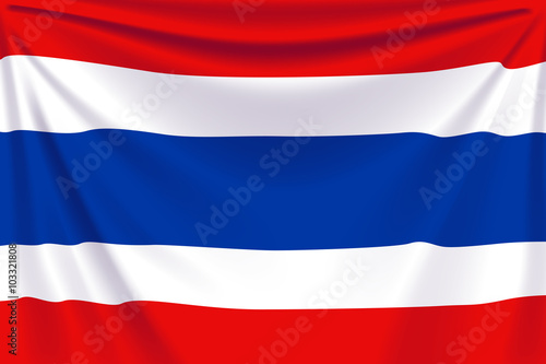 back flag thailand