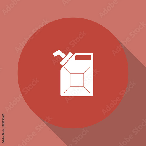 Jerrycan oil vector icon