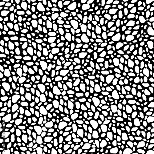 Seamless pattern with  stones
