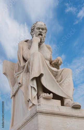 Greek Philosopher Aristoteles Sculpture
 photo