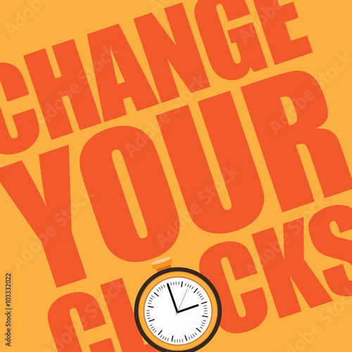 Change your clocks message for Daylight Saving Time and travel to other time zones.