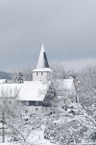 Winter in Lieberhausen, Deutschland